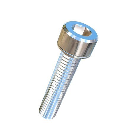 ALLIED TITANIUM #10-32 Socket Head Cap Screw, Plain Titanium, 7/8 in Length 0080268